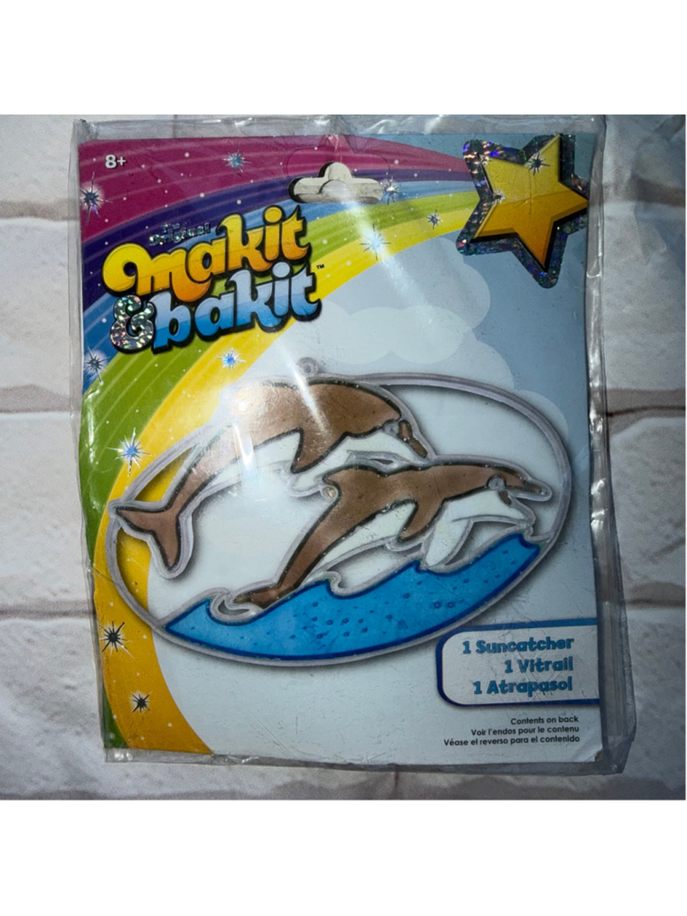 NIP Makit & Bakit Dolphin Ocean Nautical Theme Suncatcher Craft Kit